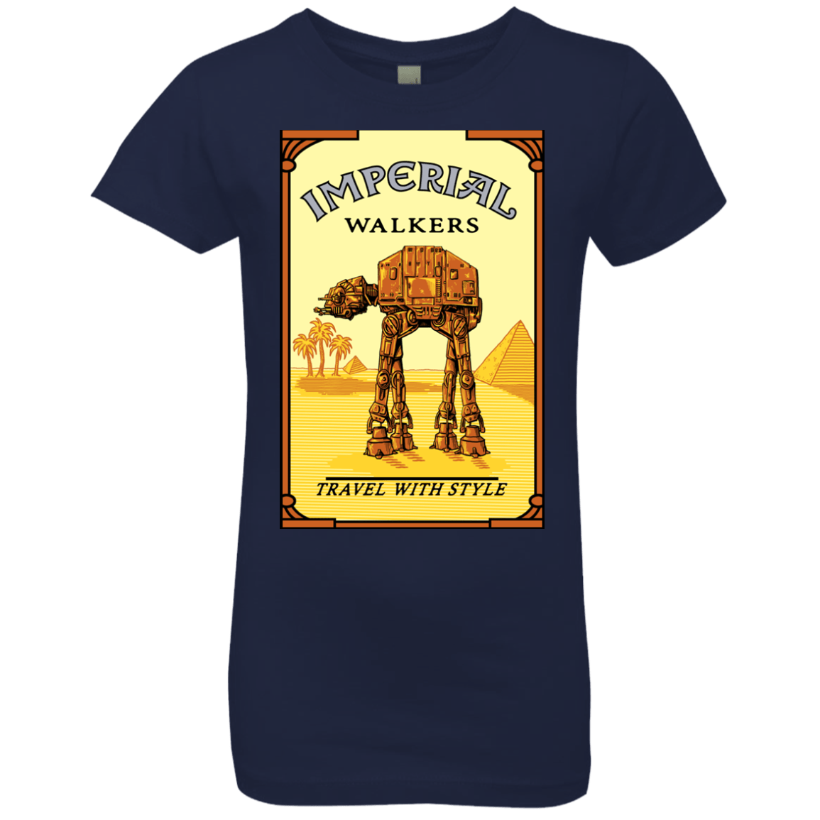 T-Shirts Midnight Navy / YXS Walk Like An Egyptian Girls Premium T-Shirt