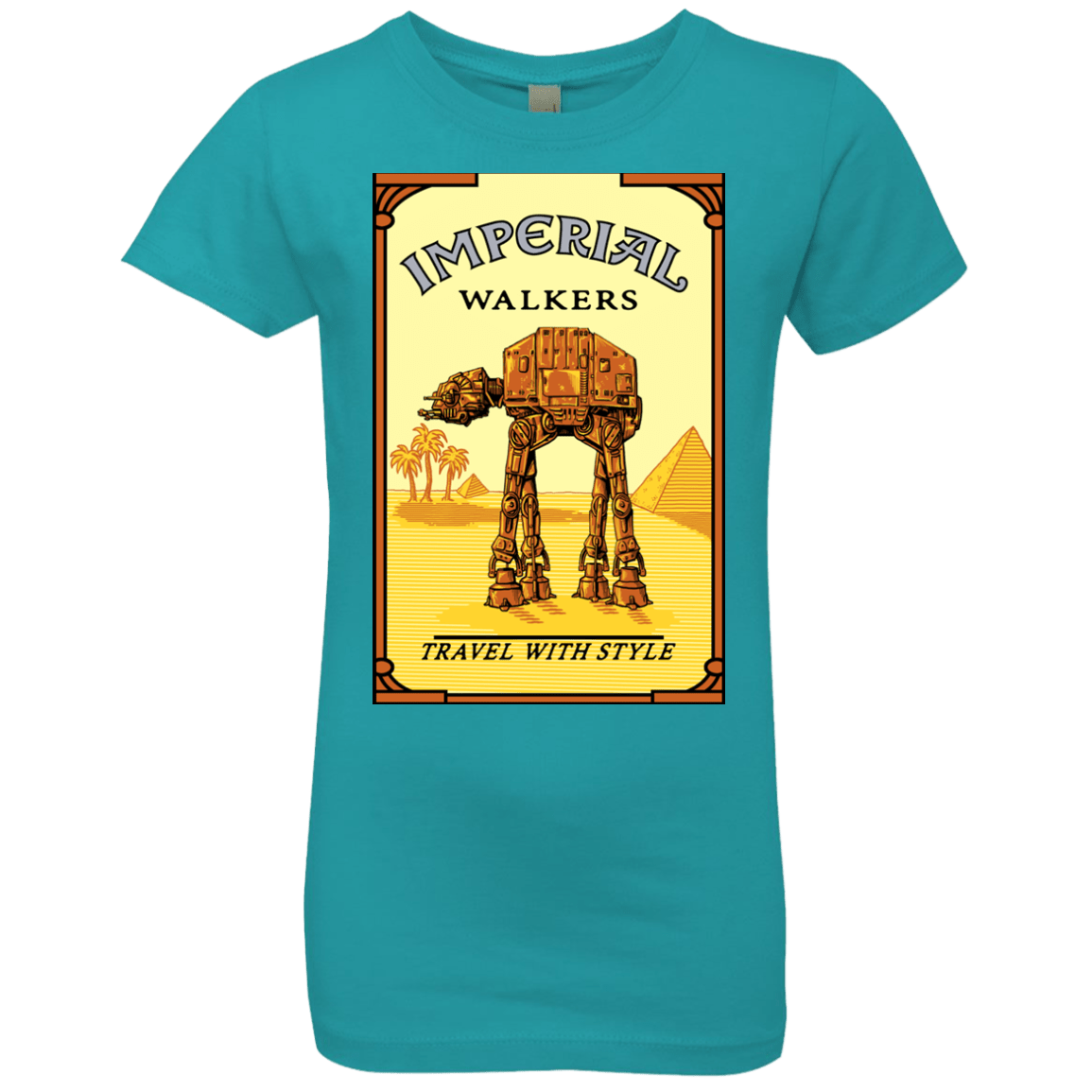 T-Shirts Tahiti Blue / YXS Walk Like An Egyptian Girls Premium T-Shirt