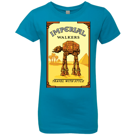 T-Shirts Turquoise / YXS Walk Like An Egyptian Girls Premium T-Shirt