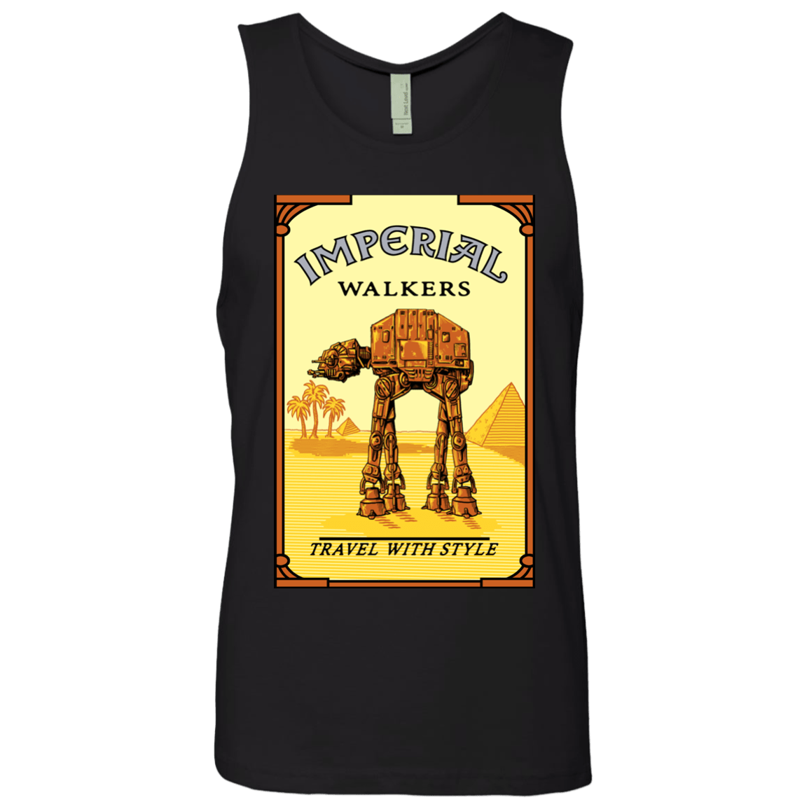 T-Shirts Black / Small Walk Like An Egyptian Men's Premium Tank Top