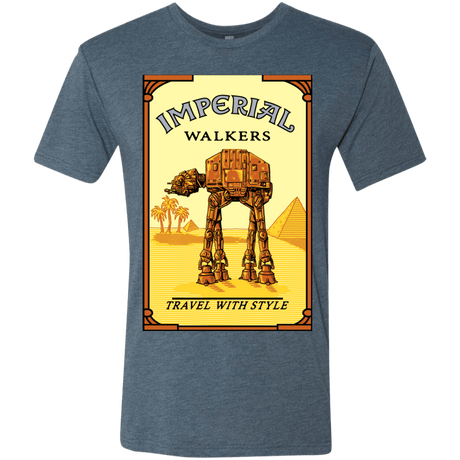 T-Shirts Indigo / Small Walk Like An Egyptian Men's Triblend T-Shirt