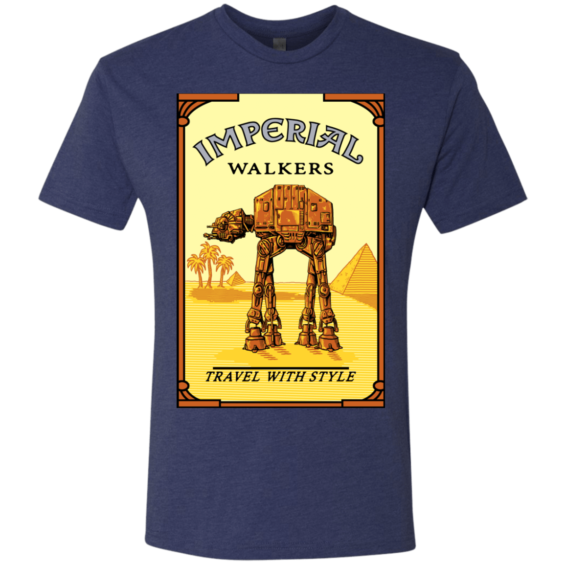 T-Shirts Vintage Navy / Small Walk Like An Egyptian Men's Triblend T-Shirt