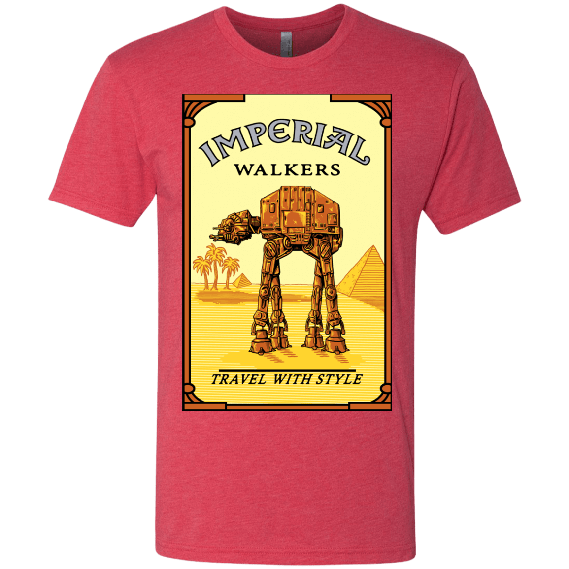 T-Shirts Vintage Red / Small Walk Like An Egyptian Men's Triblend T-Shirt