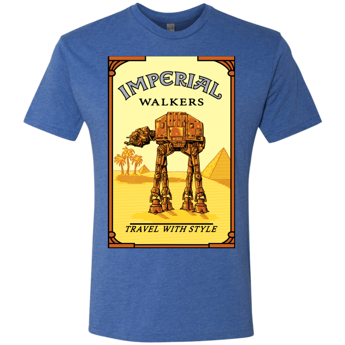 T-Shirts Vintage Royal / Small Walk Like An Egyptian Men's Triblend T-Shirt