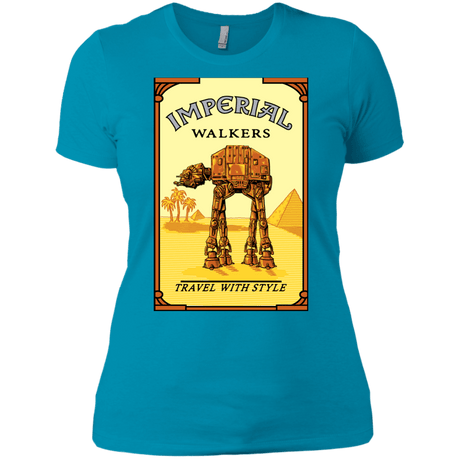 T-Shirts Turquoise / X-Small Walk Like An Egyptian Women's Premium T-Shirt