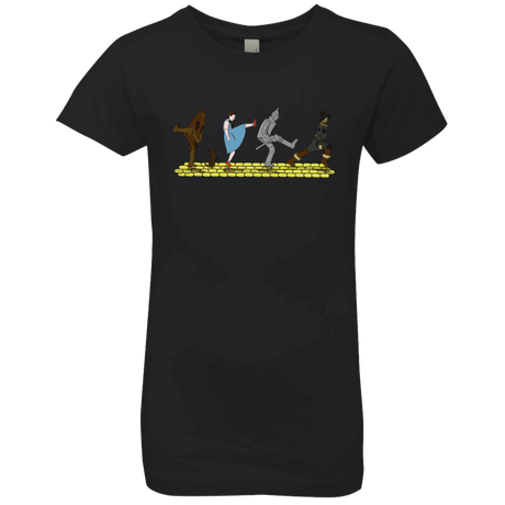 T-Shirts Black / YXS Walk to Oz Girls Premium T-Shirt