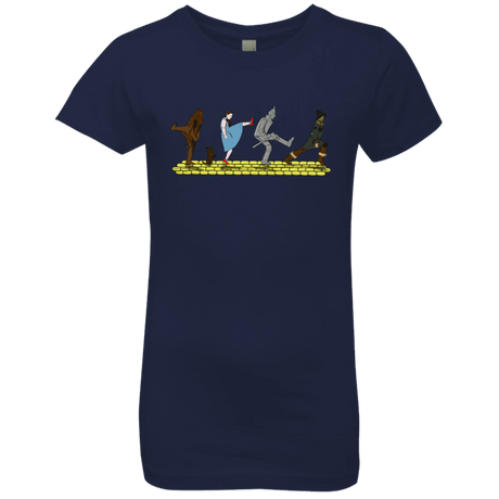 T-Shirts Midnight Navy / YXS Walk to Oz Girls Premium T-Shirt