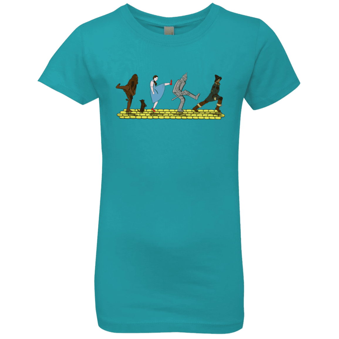 T-Shirts Tahiti Blue / YXS Walk to Oz Girls Premium T-Shirt