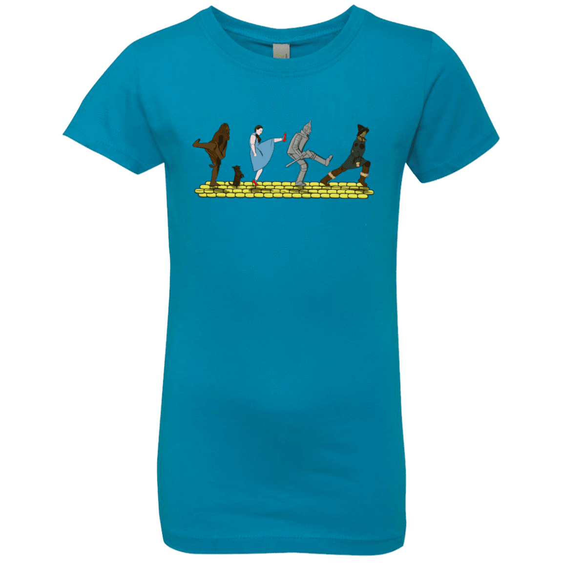 T-Shirts Turquoise / YXS Walk to Oz Girls Premium T-Shirt