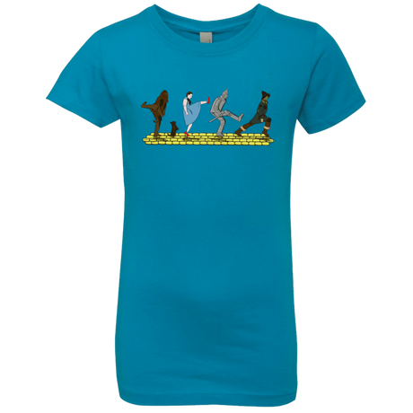 T-Shirts Turquoise / YXS Walk to Oz Girls Premium T-Shirt