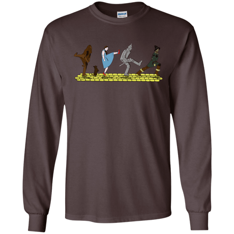 T-Shirts Dark Chocolate / S Walk to Oz Men's Long Sleeve T-Shirt