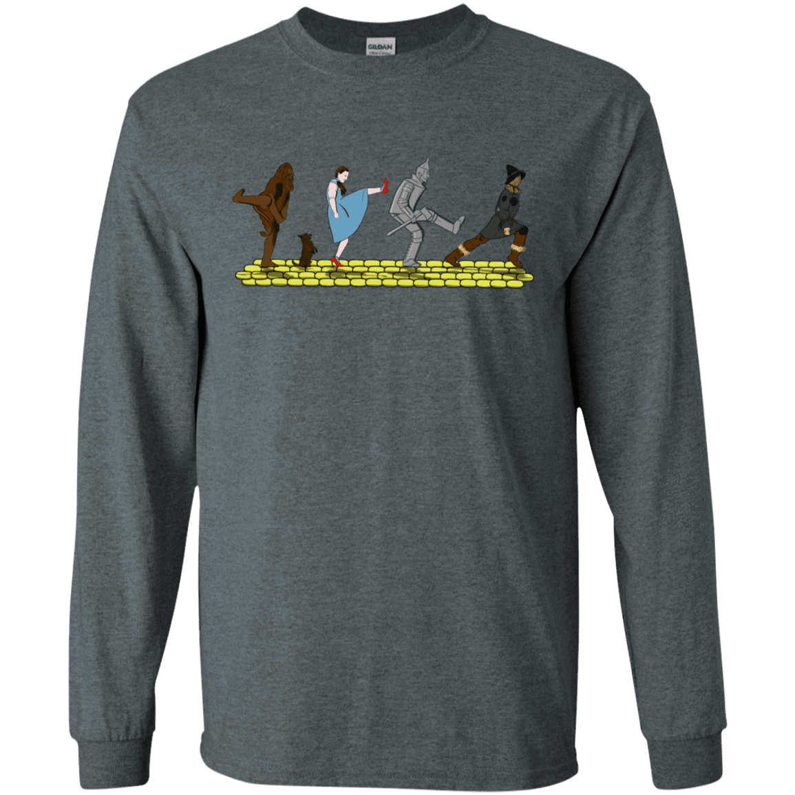 T-Shirts Dark Heather / S Walk to Oz Men's Long Sleeve T-Shirt