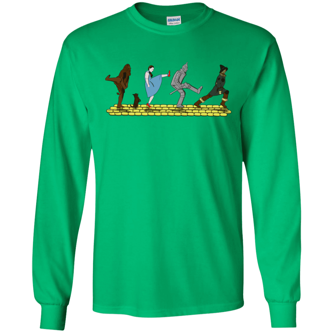 T-Shirts Irish Green / S Walk to Oz Men's Long Sleeve T-Shirt