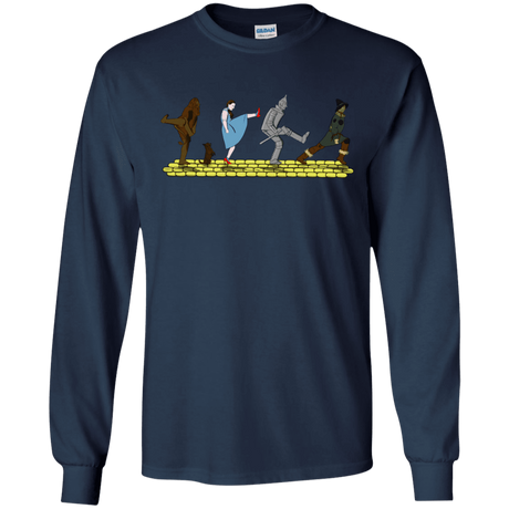 T-Shirts Navy / S Walk to Oz Men's Long Sleeve T-Shirt