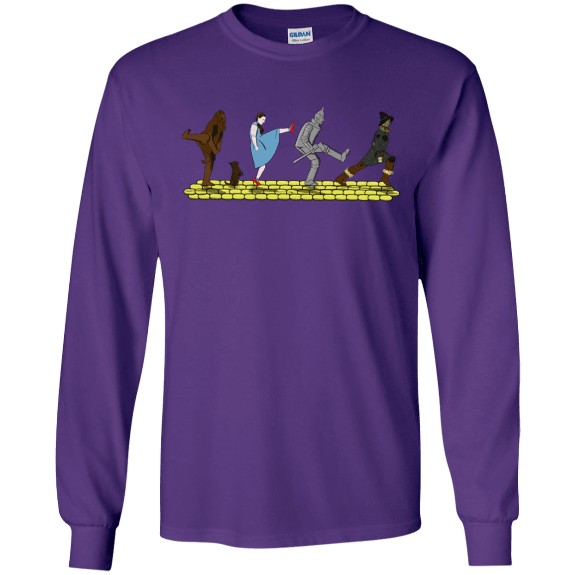 T-Shirts Purple / S Walk to Oz Men's Long Sleeve T-Shirt