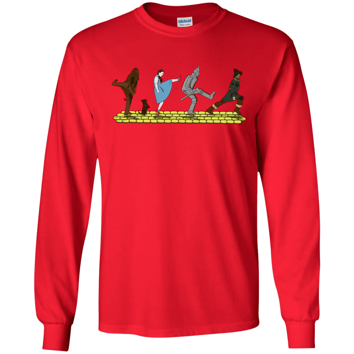 T-Shirts Red / S Walk to Oz Men's Long Sleeve T-Shirt