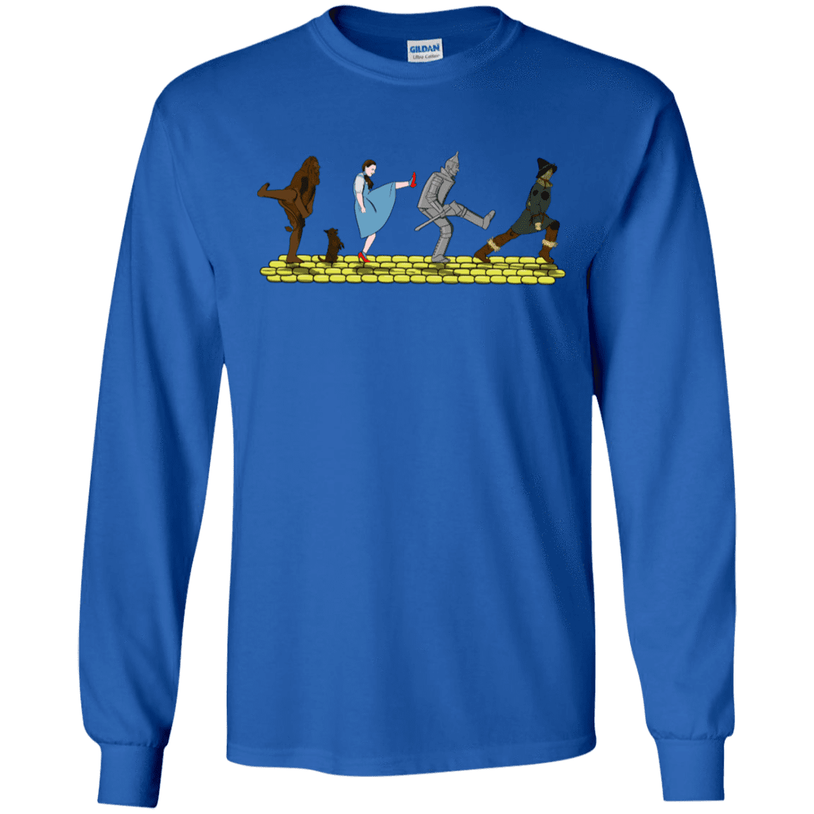 T-Shirts Royal / S Walk to Oz Men's Long Sleeve T-Shirt