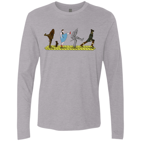 T-Shirts Heather Grey / S Walk to Oz Men's Premium Long Sleeve
