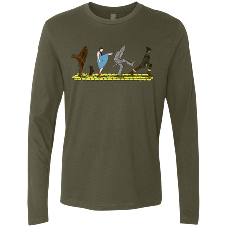 T-Shirts Military Green / S Walk to Oz Men's Premium Long Sleeve