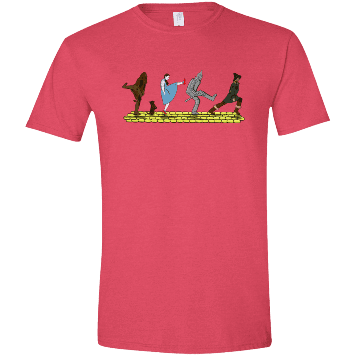 T-Shirts Heather Red / S Walk to Oz Men's Semi-Fitted Softstyle