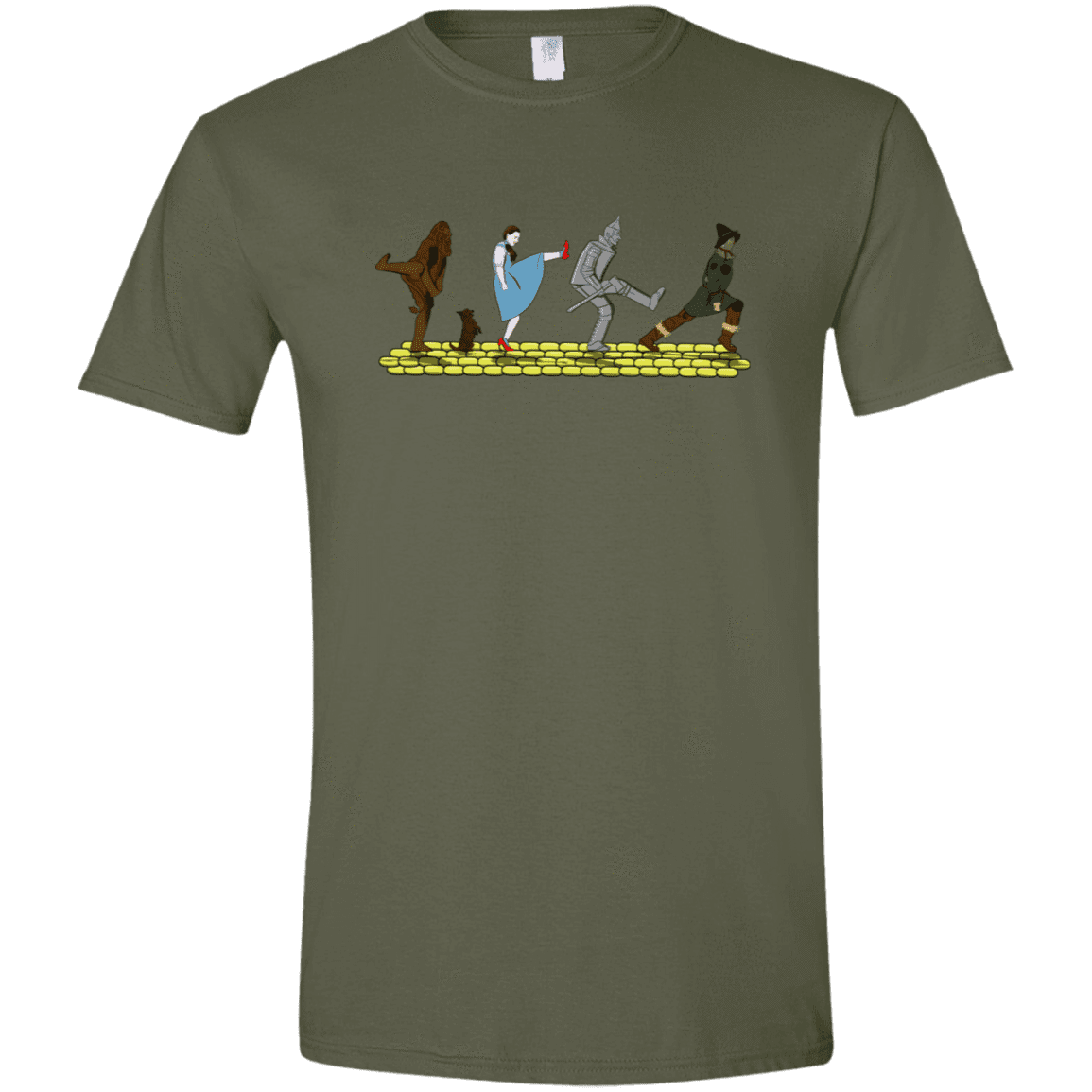 T-Shirts Military Green / S Walk to Oz Men's Semi-Fitted Softstyle