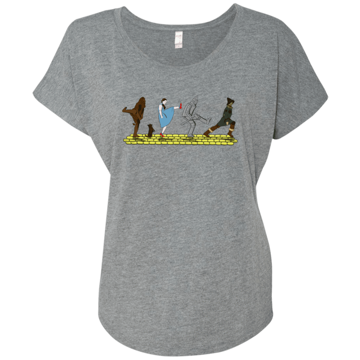 T-Shirts Premium Heather / X-Small Walk to Oz Triblend Dolman Sleeve