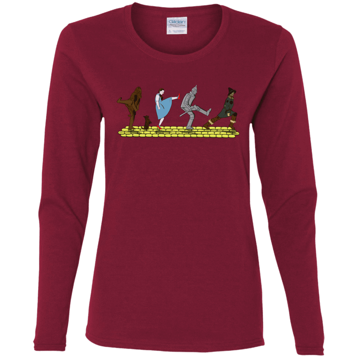 T-Shirts Cardinal / S Walk to Oz Women's Long Sleeve T-Shirt