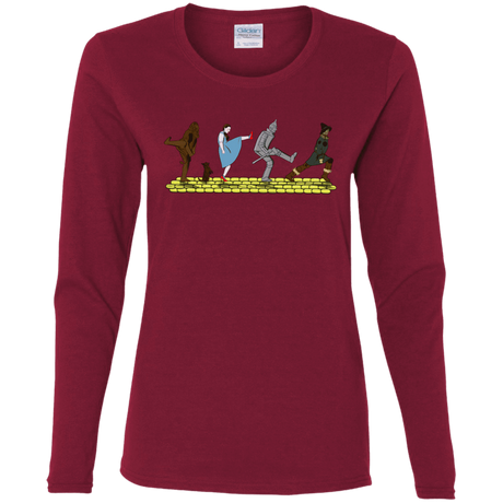 T-Shirts Cardinal / S Walk to Oz Women's Long Sleeve T-Shirt