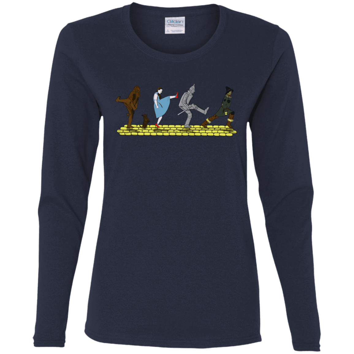 T-Shirts Navy / S Walk to Oz Women's Long Sleeve T-Shirt