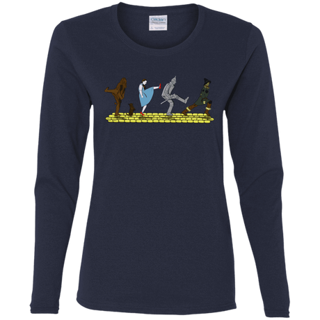 T-Shirts Navy / S Walk to Oz Women's Long Sleeve T-Shirt