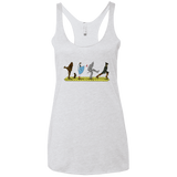 T-Shirts Heather White / X-Small Walk to Oz Women's Triblend Racerback Tank