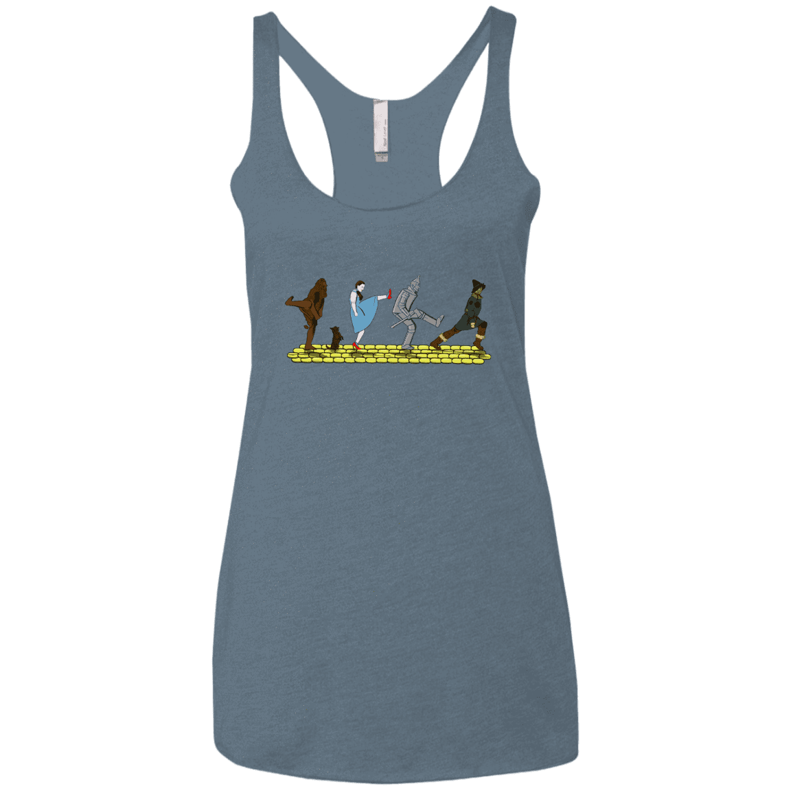 T-Shirts Indigo / X-Small Walk to Oz Women's Triblend Racerback Tank