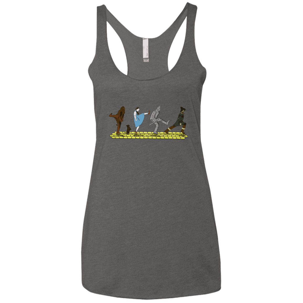 T-Shirts Premium Heather / X-Small Walk to Oz Women's Triblend Racerback Tank