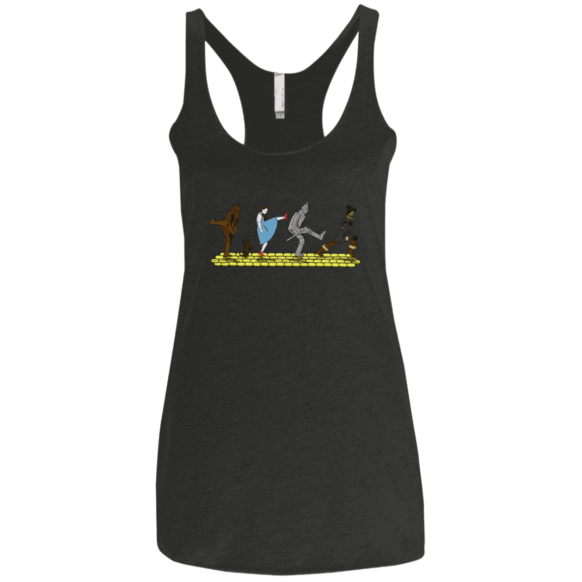 T-Shirts Vintage Black / X-Small Walk to Oz Women's Triblend Racerback Tank
