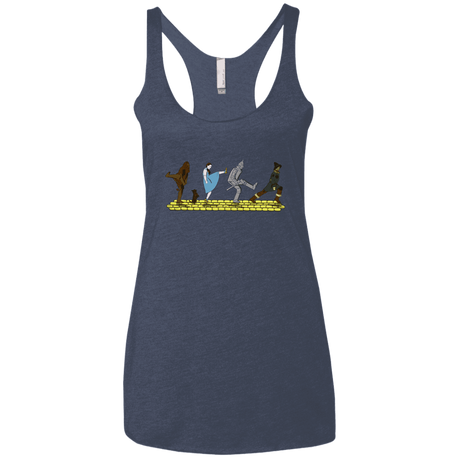 T-Shirts Vintage Navy / X-Small Walk to Oz Women's Triblend Racerback Tank