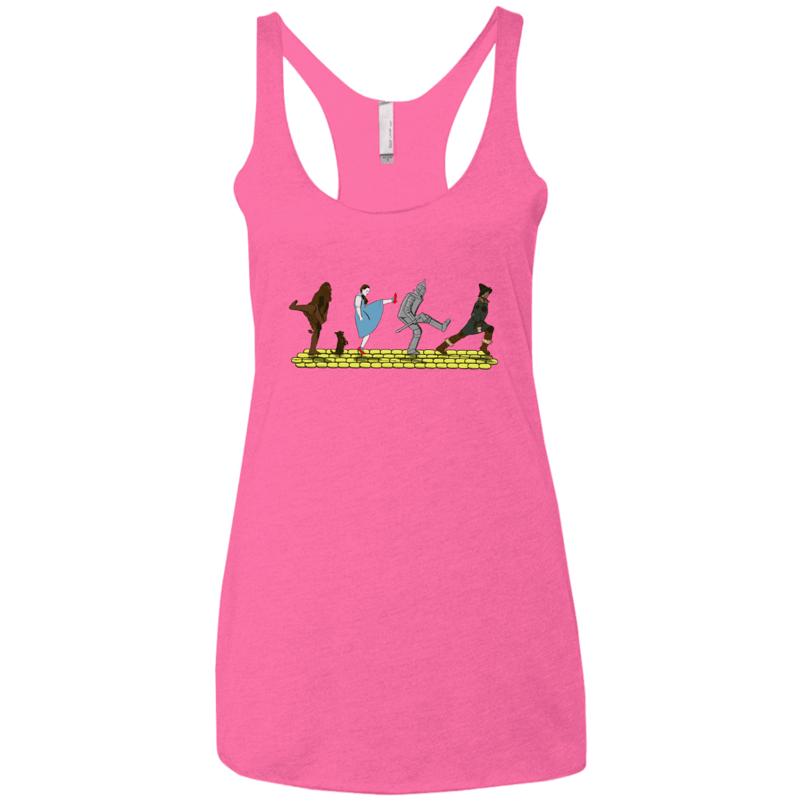 T-Shirts Vintage Pink / X-Small Walk to Oz Women's Triblend Racerback Tank