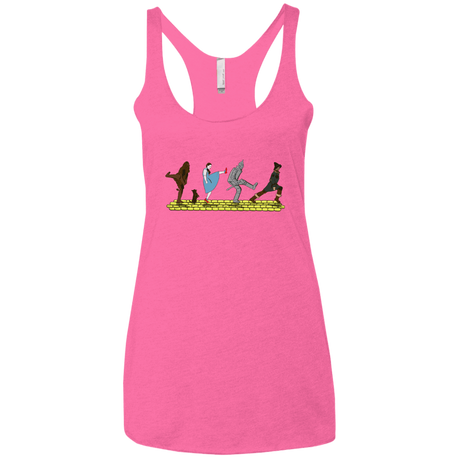 T-Shirts Vintage Pink / X-Small Walk to Oz Women's Triblend Racerback Tank