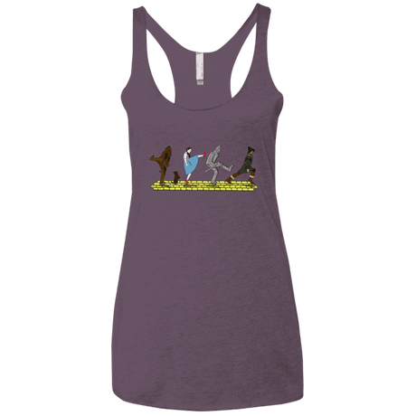 T-Shirts Vintage Purple / X-Small Walk to Oz Women's Triblend Racerback Tank