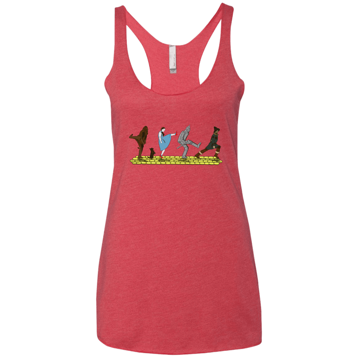 T-Shirts Vintage Red / X-Small Walk to Oz Women's Triblend Racerback Tank