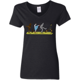 T-Shirts Black / S Walk to Oz Women's V-Neck T-Shirt