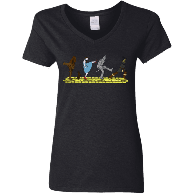 T-Shirts Black / S Walk to Oz Women's V-Neck T-Shirt