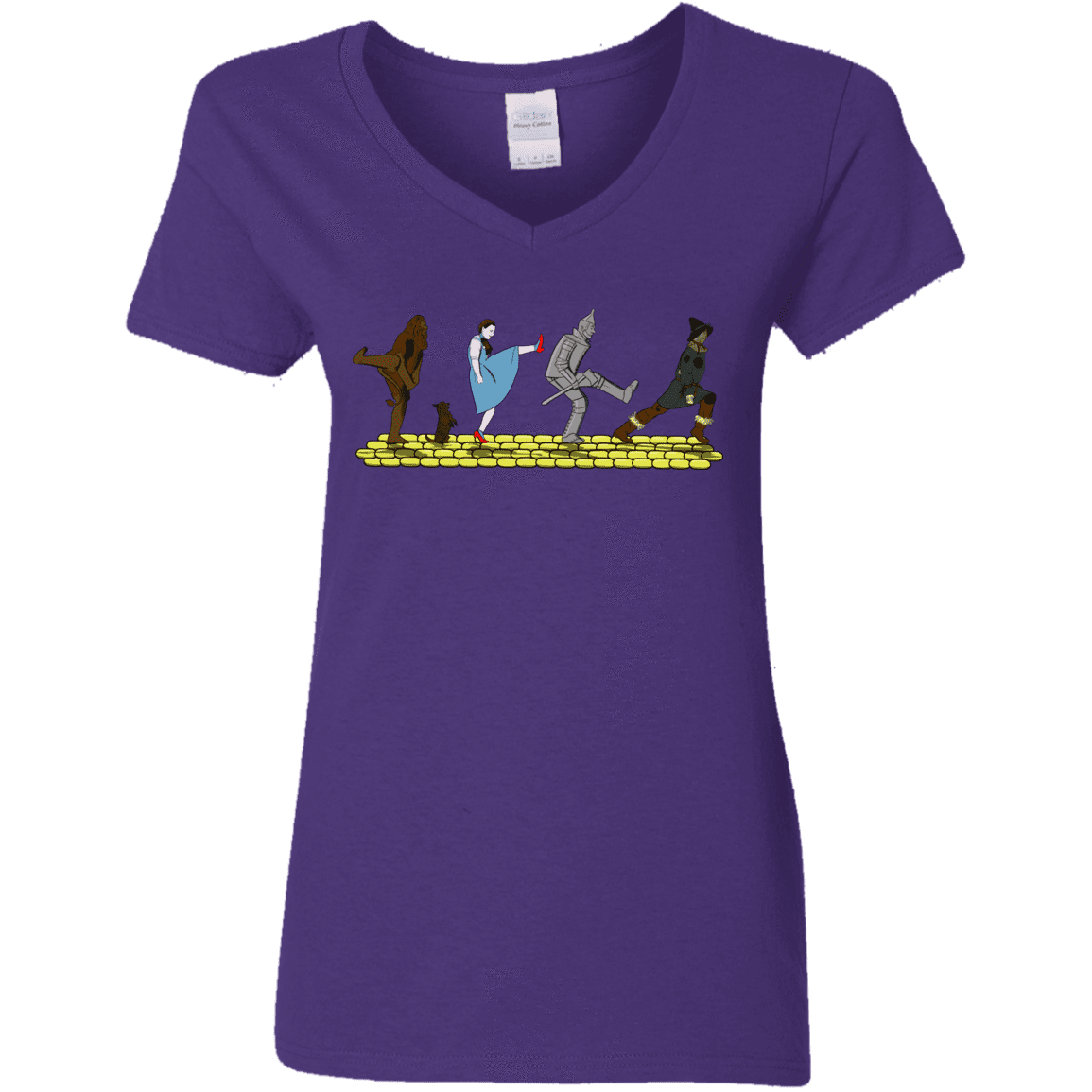 T-Shirts Purple / S Walk to Oz Women's V-Neck T-Shirt