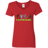 T-Shirts Red / S Walk to Oz Women's V-Neck T-Shirt