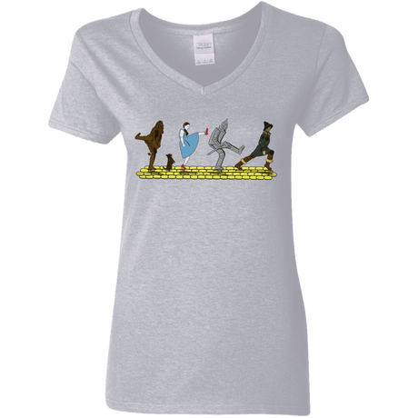 T-Shirts Sport Grey / S Walk to Oz Women's V-Neck T-Shirt