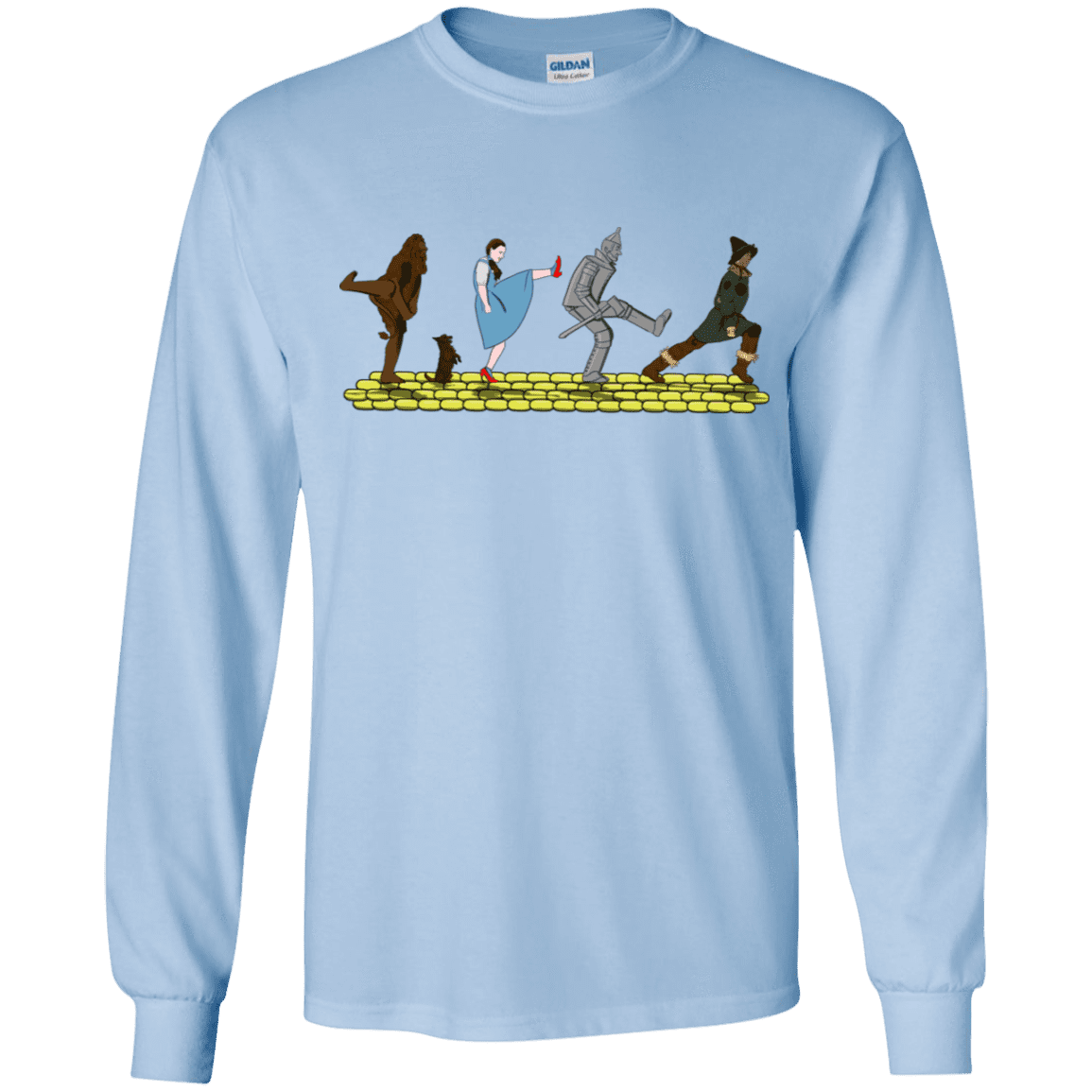 T-Shirts Light Blue / YS Walk to Oz Youth Long Sleeve T-Shirt