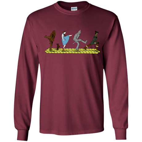 T-Shirts Maroon / YS Walk to Oz Youth Long Sleeve T-Shirt