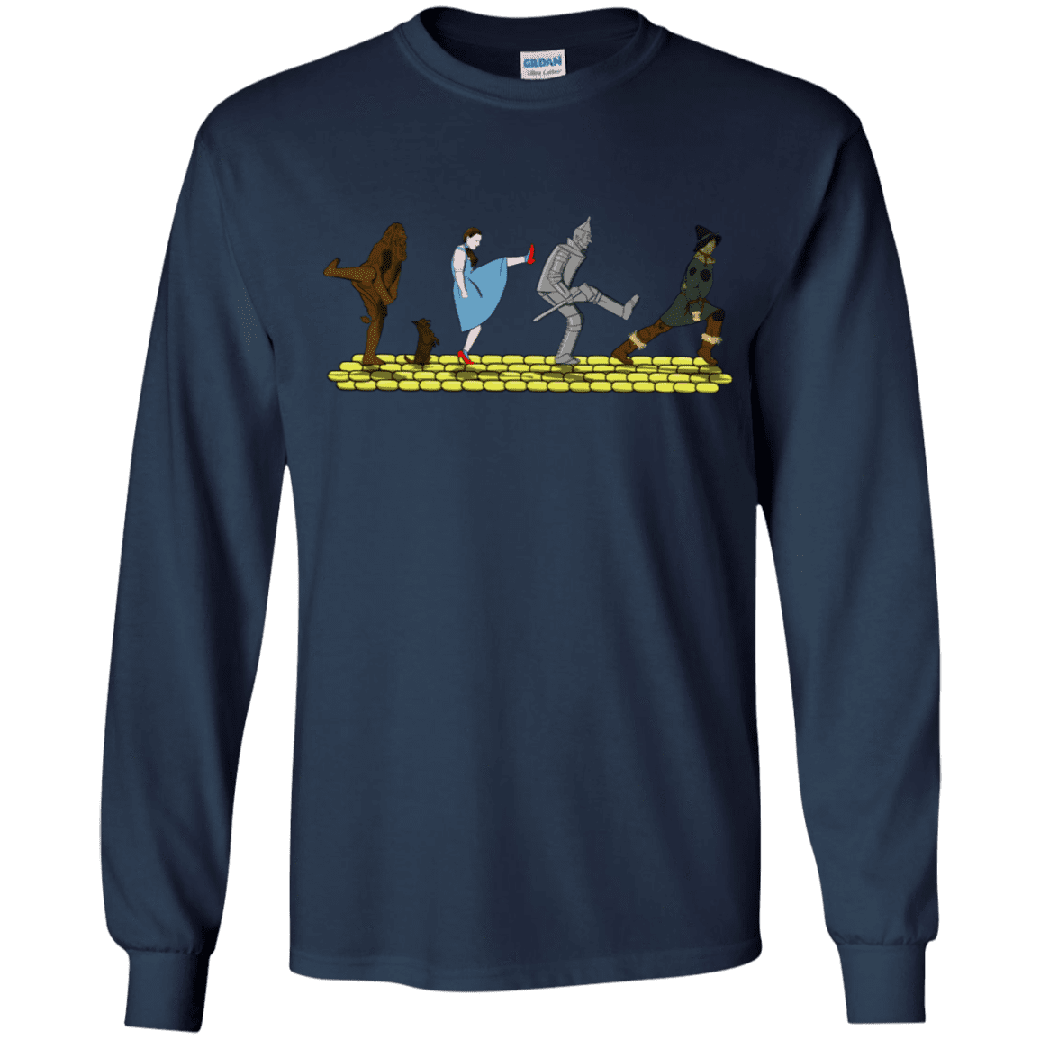 T-Shirts Navy / YS Walk to Oz Youth Long Sleeve T-Shirt
