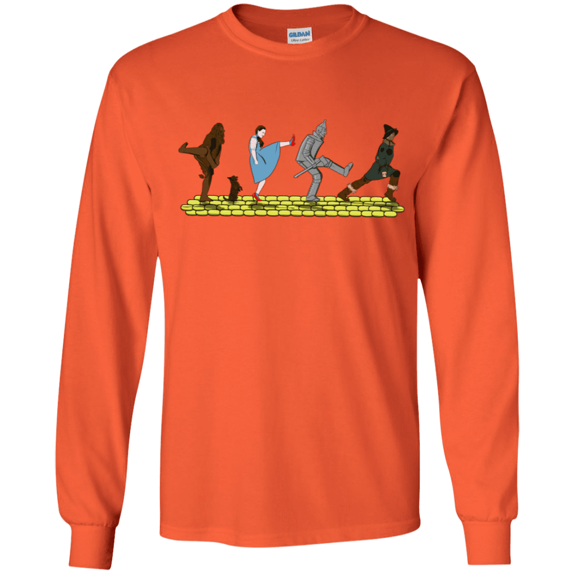 T-Shirts Orange / YS Walk to Oz Youth Long Sleeve T-Shirt