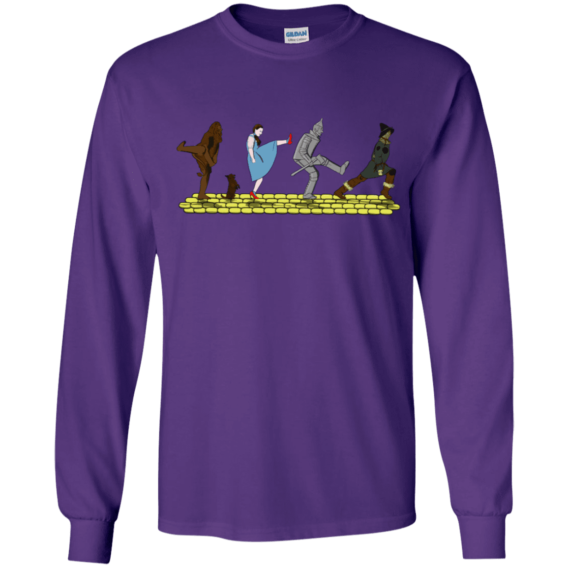 T-Shirts Purple / YS Walk to Oz Youth Long Sleeve T-Shirt