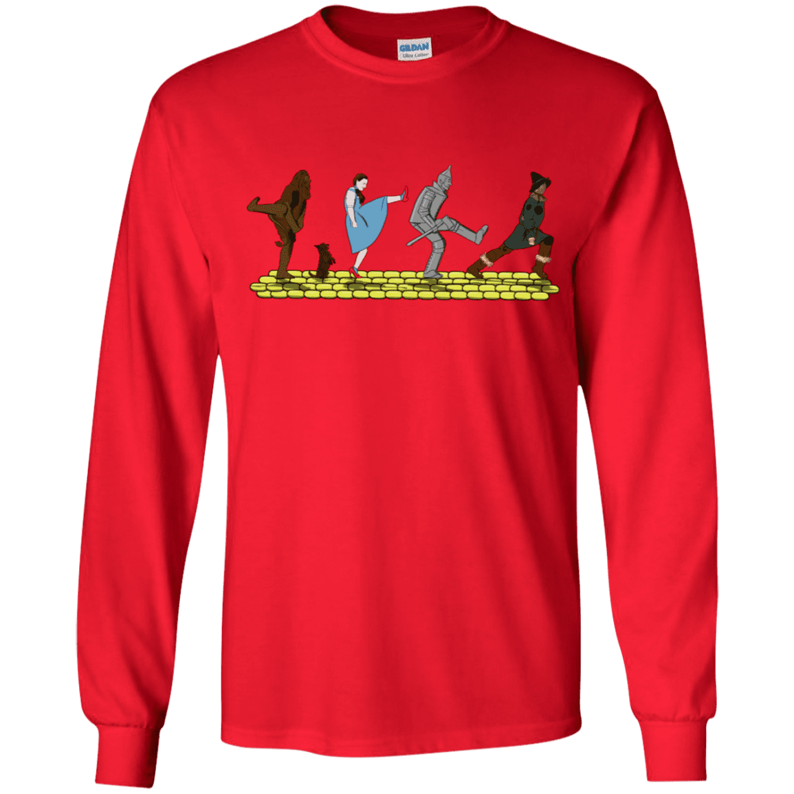 T-Shirts Red / YS Walk to Oz Youth Long Sleeve T-Shirt